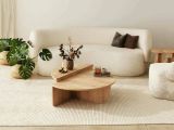 Tavolino da salotto rotondo rovere 90x90x35h cm - Azim
