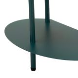 Tavolino da Salotto Verde 3 Ripiani 3 Ripiani 9x31x54h cm, 2 Vani - Ganale
