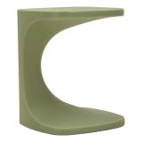 Tavolino da Salotto Verde Adatto per Indoor-outdoor Forma Rettangolare 44x54x44h cm, Colore Ripiano Verde - Bagan