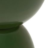 Tavolino da Salotto Verde Forma Rotondo Colore Ripiano Verde 33x50x33h cm, Materiale Piano in Metallo - Gorkha