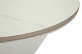 Tavolino salotto conico bianco 44x44x63h cm - Daunia