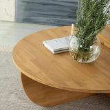 Tavolino salotto modulabile quercia 90x60x35h cm - Azim