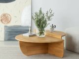Tavolino salotto modulabile quercia 90x60x35h cm - Azim