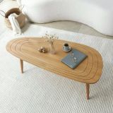 Tavolino salotto ovale rovere 115x50x38h cm - Eugenia