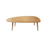 Tavolino salotto ovale rovere 115x50x38h cm - Eugenia