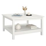 Tavolino salotto quadrato bianco 81x81x45h cm - Casato