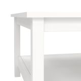 Tavolino salotto quadrato bianco 81x81x45h cm - Casato