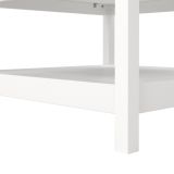 Tavolino salotto quadrato bianco 81x81x45h cm - Casato