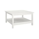 Tavolino salotto quadrato bianco 81x81x45h cm - Casato