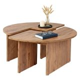 Tavolino salotto quadrato pino 90x90x41h cm - Tairn