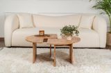 Tavolino salotto quadrato pino 90x90x41h cm - Tairn