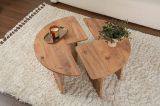 Tavolino salotto quadrato pino 90x90x41h cm - Tairn