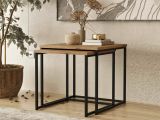 Tavolino salotto quadrato quercia 50x50x48h cm - Magliano