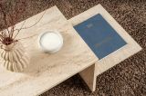 Tavolino salotto rettangolare beige 80x40x40h cm - Varian