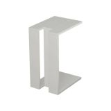 Tavolino salotto rettangolare bianco 30x40x57h cm - Orione
