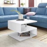 Tavolino salotto rettangolare bianco 55x55x41h cm - Chanthu