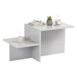 Tavolino salotto rettangolare grigio 80x40x40h cm - Varian