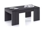 Tavolino salotto rettangolare grigio cenere 100x43x50h cm - Almo