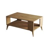 Tavolino salotto rettangolare quercia 90x41x54h cm - Lozio