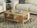 Tavolino salotto rettangolare quercia 90x41x54h cm - Lozio