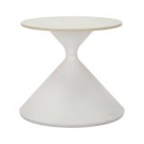 Tavolino salotto rotondo bianco 45x45x39h cm - Ceva