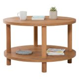 Tavolino salotto rotondo quercia 70x70x43h cm - Oniferi