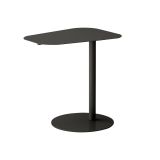Tavolino salotto sagomato angoli arrotondoti ardesia 50x38x50h cm - Niccone
