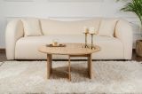 Tavolino soggiorno circolare quercia 90x90x41h cm - Tairn