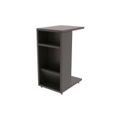 Tavolino soggiorno rettangolare antracite 30x40x63h cm - Blas