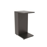Tavolino soggiorno rettangolare antracite 30x40x63h cm - Blas