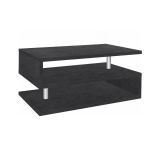 Tavolino soggiorno rettangolare ardesia 90x55x41h cm multiuso - Natalia