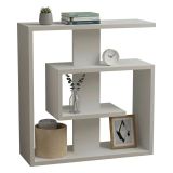Tavolino soggiorno rettangolare bianco 55x20x57h cm - Rumbia