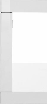 Tavolino soggiorno rettangolare bianco 90x55x41h cm - Natalia