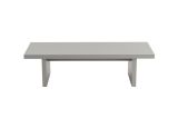 Tavolino soggiorno rettangolare grigio 110x45x41h cm - Amarantha