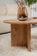 Tavolino soggiorno rettangolare pino 119x60x40h cm - Elain