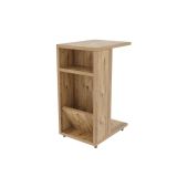 Tavolino soggiorno rettangolare quercia 30x40x63h cm - Blas