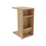 Tavolino soggiorno rettangolare quercia 30x40x63h cm - Blas