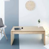 Tavolino soggiorno rettangolare rovere 102x43x50h cm contenitore - Adrina