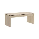 Tavolino soggiorno rettangolare rovere 102x50x43h cm - Audi