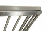 Tavolino soggiorno rotondo argento 50x50x100h cm - Merli