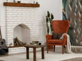 Tavolino soggiorno rotondo noce 60x60x40h cm - Victorine