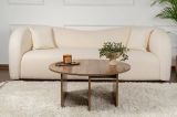 Tavolino soggiorno rotondo noce 90x90x41h cm - Tairn
