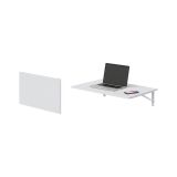 Tavolo a scomparsa Bianco un Posto Salvaspazio 78x50x21h cm, Forma Rettangolare - Grandate
