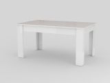 Tavolo allungabile 6-8 posti 120-170x90cm bianco anticato - Avatar