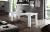 Tavolo allungabile 6-8 posti 120-170x90cm bianco lucido - Avatar