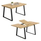 Tavolo allungabile 6-8 posti 160x90cm legno - Aryal