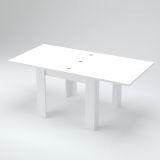 Tavolo allungabile 6-8 posti 90x90cm bianco anticato - Airin