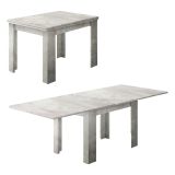 Tavolo allungabile 6-8 posti 90x90cm cemento - Airin