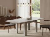Tavolo allungabile 6-8 posti 90x90cm cemento - Airin