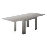 Tavolo allungabile 6-8 posti 90x90cm grigio - Airin